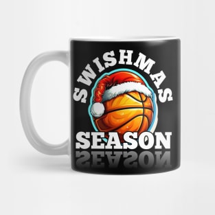 Swishmas Basketball Christmas Mug